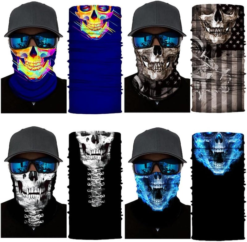 SIDAZON Neck Gaiter Mask,UV Protection Bandana Gator Face Cover Covering Mask,Tube Scarf,Neck Warmer Balaclava,Headband - Image 2